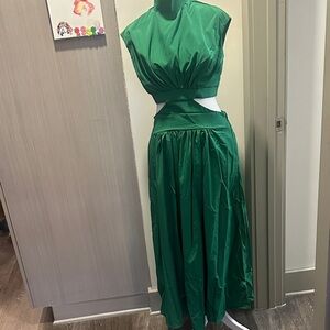 Amazon Essentials Green Maxi Dress